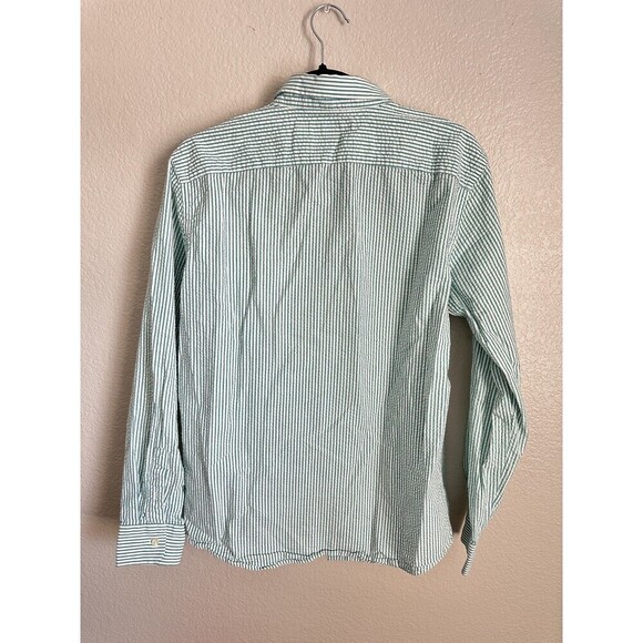 Banana Republic Shirt Mens Medium Striped Button Down Standard Fit Casual Work - Picture 7 of 8